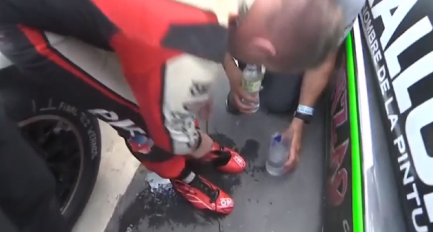 TC: la eficaz t&eacute;cnica de Mariano Werner para aguantar el calor en Rafaela