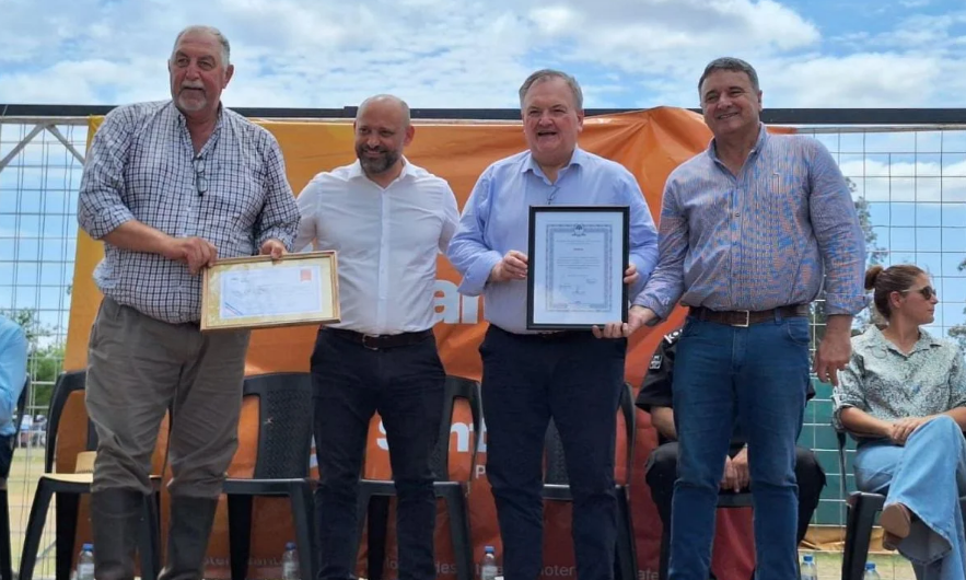 El Senador Michlig y el Ministro de la Producción Puccini presentes en la 57° Fiesta Nacional del Caballo