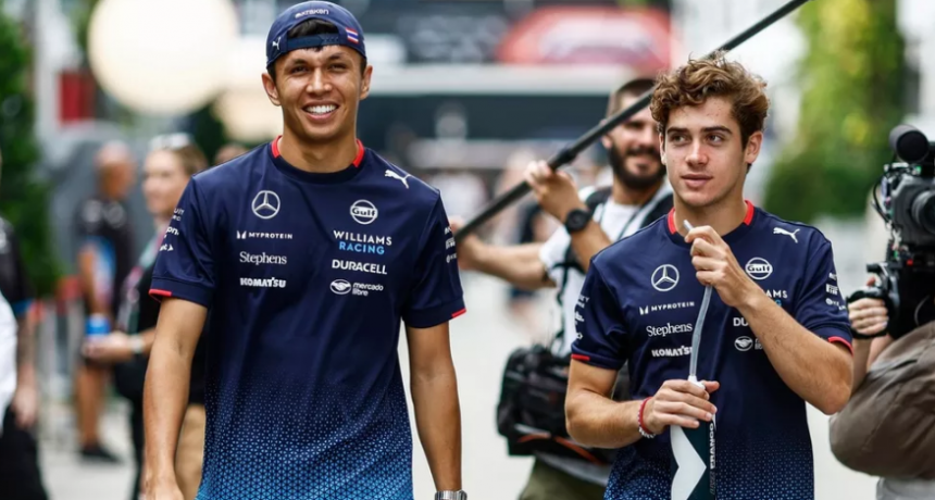 Albon ve a Colapinto como un candidato para Sauber en la F1 2025