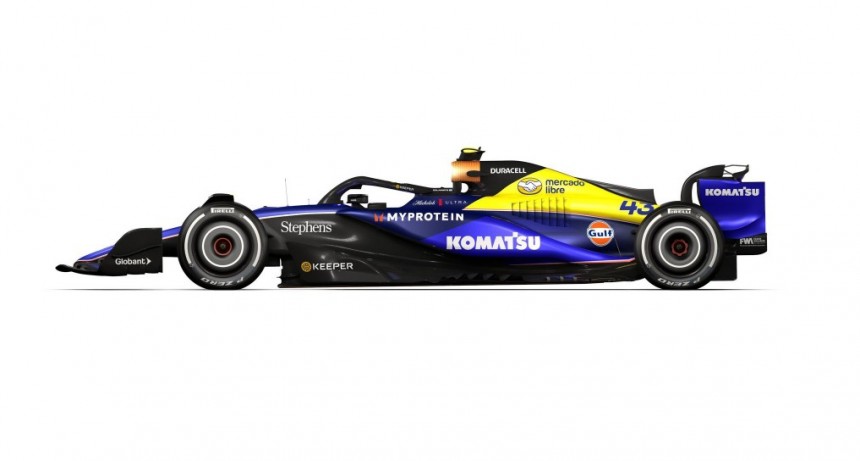 As&iacute; ser&aacute; el dise&ntilde;o del Williams con el que Colapinto va a correr en M&eacute;xico