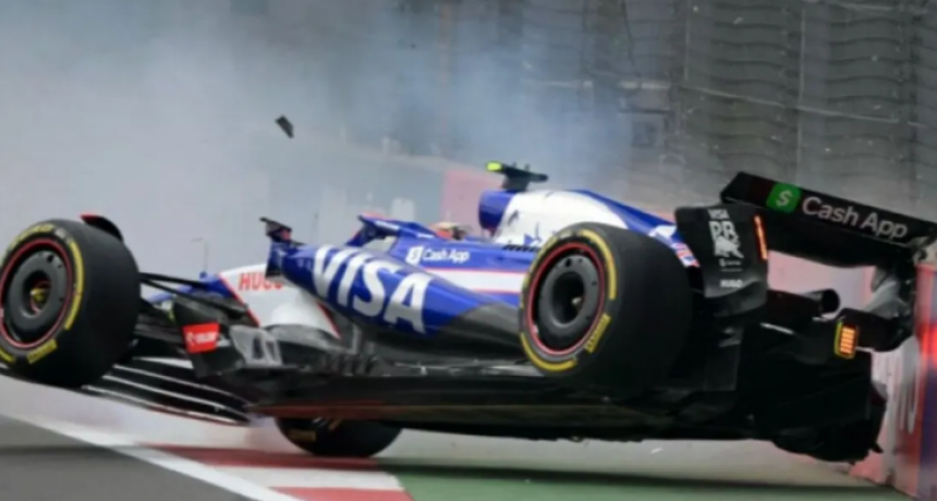 As&iacute; fue la accidentada largada en el GP de M&eacute;xico