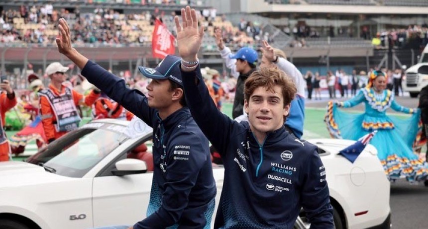 Franco Colapinto agradeci&oacute; el apoyo del p&uacute;blico en el GP de M&eacute;xico