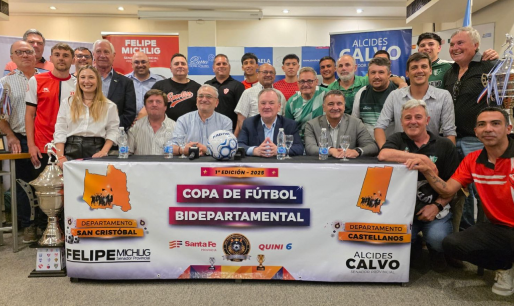 Se presentó la Copa Bi-Departamental Castellanos – San Cristóbal impulsada por los Senadores Michlig y Calvo.