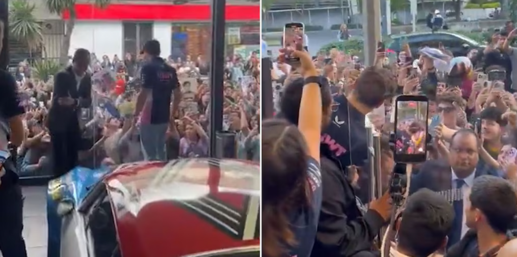“La locura es total”: los videos del furor que causó Franco Colapinto en México antes del GP de Fórmula 1