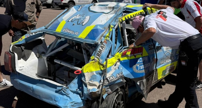 Milagro en Turismo Pista: piloto sufrió un impactante vuelco y salió ileso