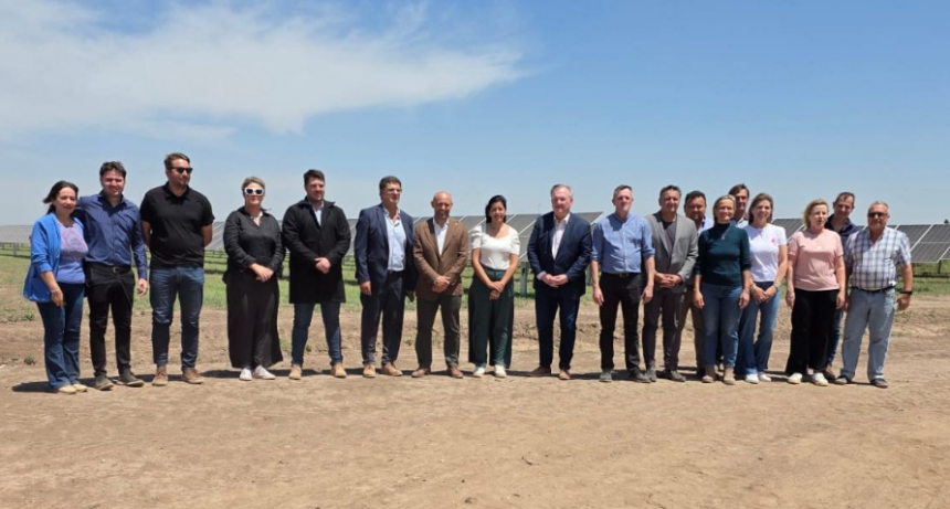 Michlig y Puccini supervisaron las obras del Gasoducto &ldquo;Lechero&rdquo; y de los Parques Fotovoltaico de San Guillermo y Arruf&oacute;