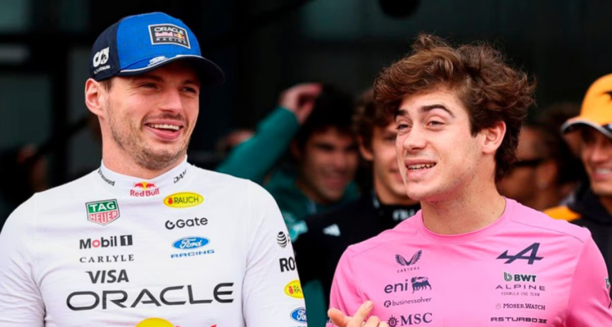 El video que hace furor en la F&oacute;rmula 1: el peculiar saludo de Colapinto que sorprendi&oacute; a Max Verstappen