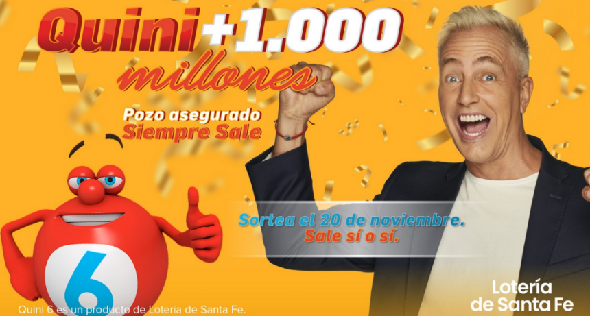 Positiva respuesta del publico al lanzamiento de Quini +1000 millones