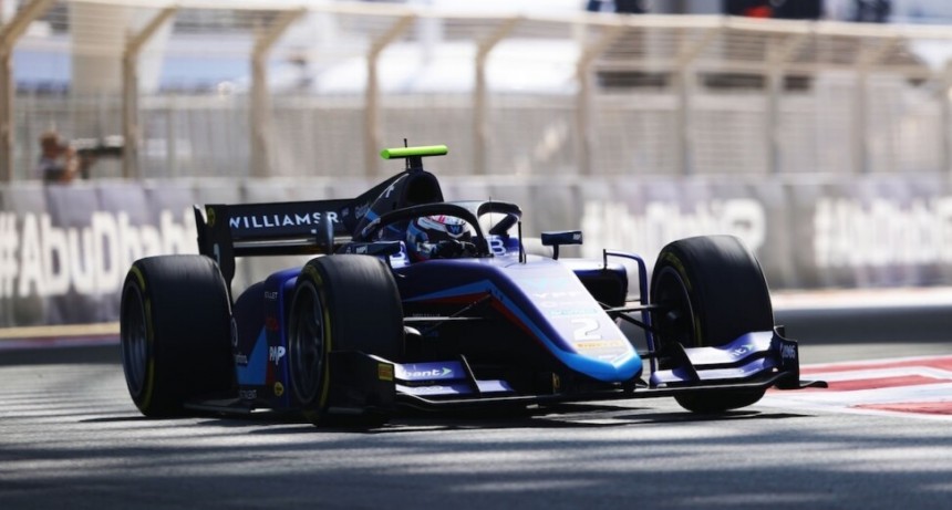 En Yas Marina, Colapinto tuvo su primera acci&oacute;n con un FIA F&oacute;rmula 2