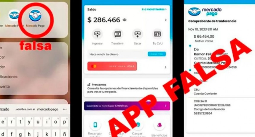 Advierten estafas con una aplicaci&oacute;n falsa de billetera virtual