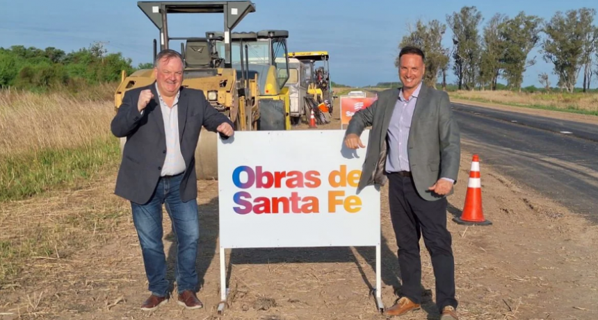 Enrico y Michlig anunciaron la construcci&oacute;n de la Rotonda en RN34 y RP39; y la repavimentaci&oacute;n de tramos de RP39 y RP23