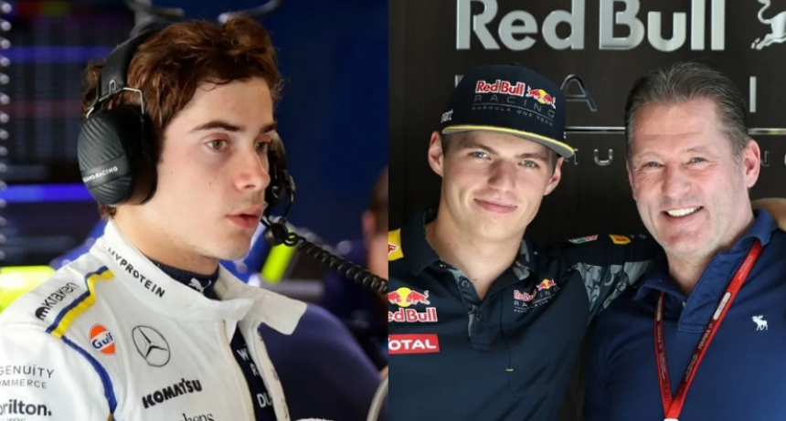 Qu&eacute; dijo el padre de Verstappen sobre la posible llegada de Colapinto a Red Bull