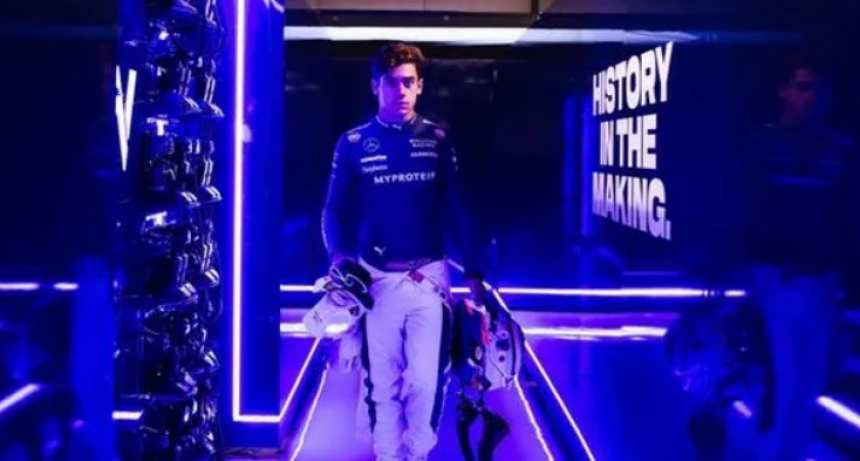 Franco Colapinto en la F&oacute;rmula 1: hora y c&oacute;mo ver en vivo las pr&aacute;cticas del Gran Premio de Las Vegas