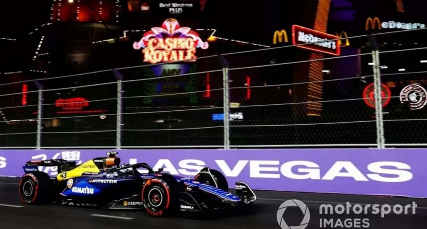 Colapinto larg&oacute; &uacute;ltimo y termin&oacute; en el puesto 14 en el Gran Premio de Las Vegas