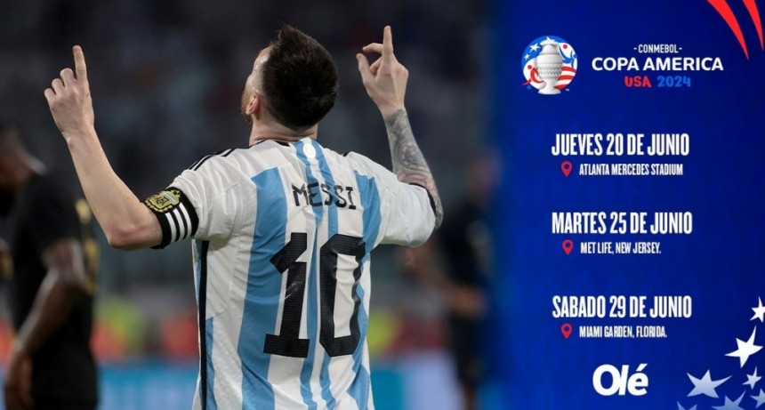 Selecci&oacute;n Argentina: sedes, estadios y calendario para la Copa Am&eacute;rica