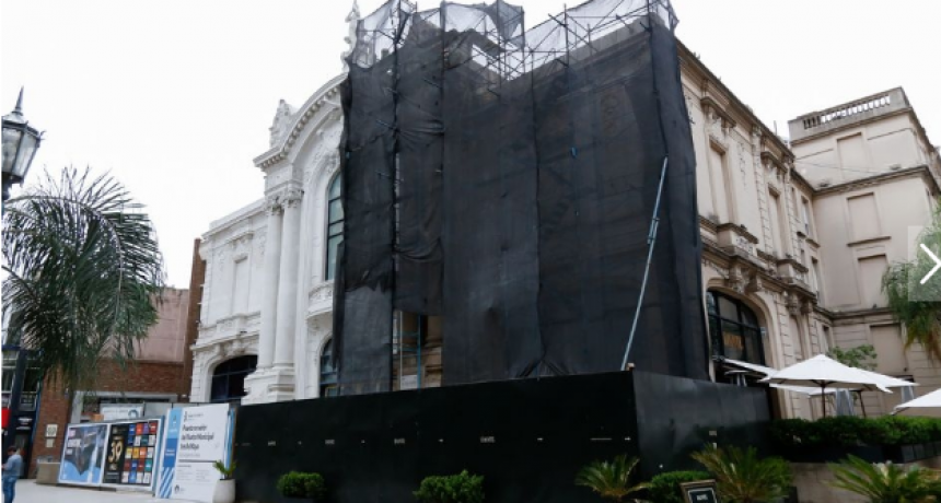 Restauraci&oacute;n del Teatro Municipal: las obras ya tiene un 60% de avance