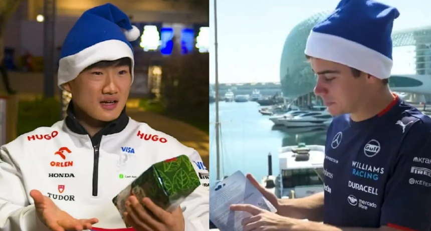 Navidad en la F1: &iquest;Qu&eacute; le regal&oacute; Franco Colapinto a Yuki Tsunoda en el "santa secreto"?